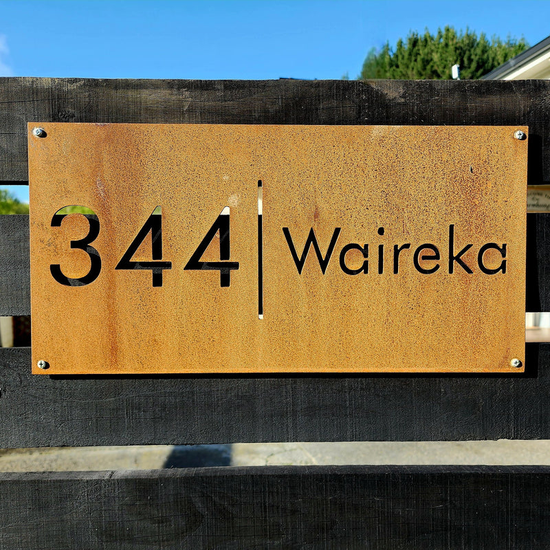 Custom Address Sign