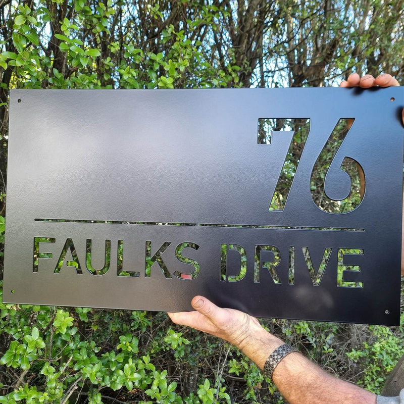 Custom Address Sign