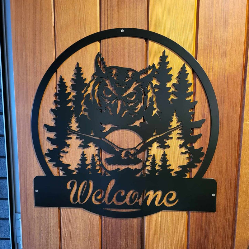 custom owl sign