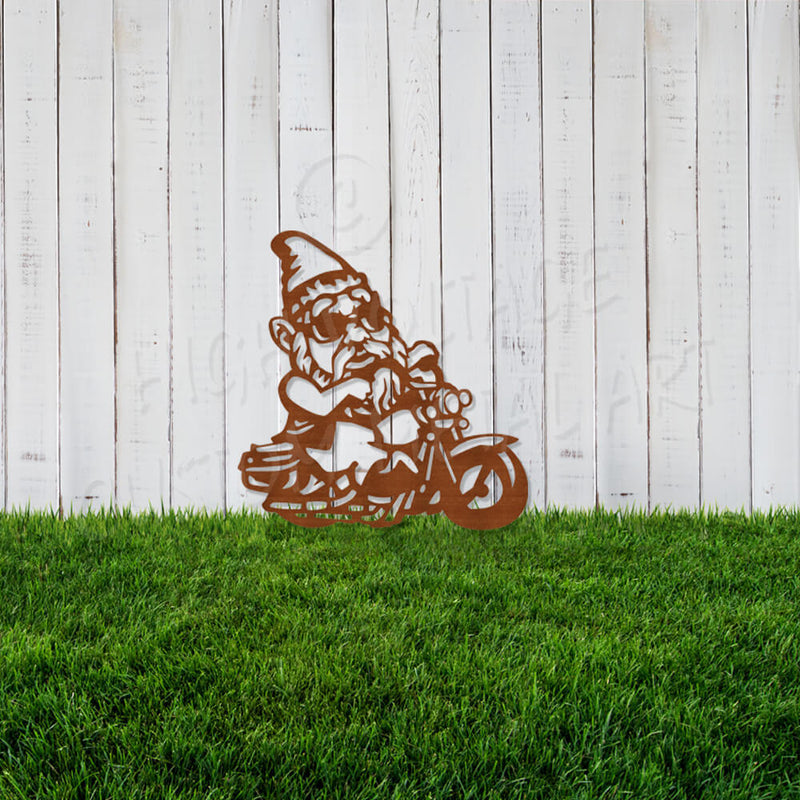 Biker Garden Gnome