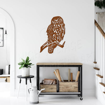 morepork steel wall art