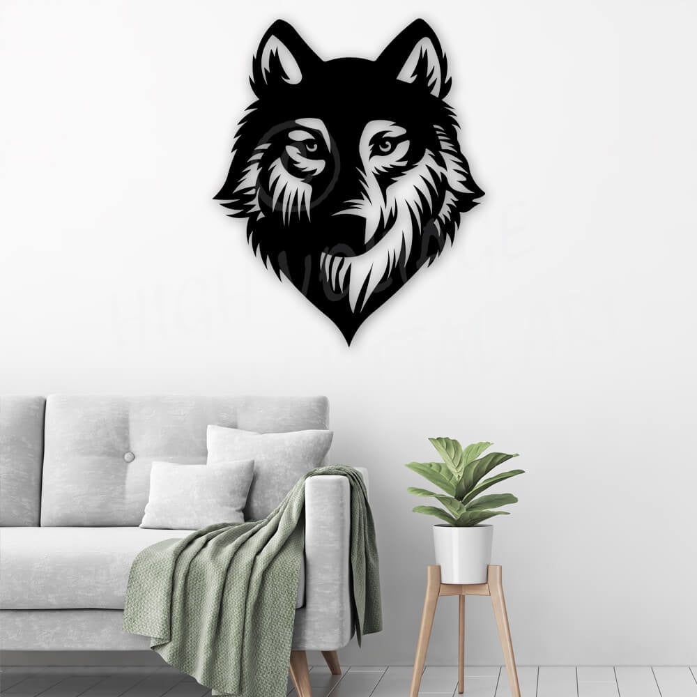 Wolf | NZ MADE steel art – High Voltage Custom Metal Art